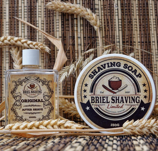Combo Natural Shaving Soap & After-Shave - Original Briel Shaving Limited Shaving Kits